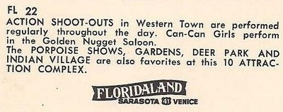 Floridaland - Postcard Back (newer photo)